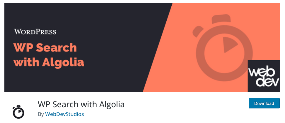 Search by Algolia WP Plugin
