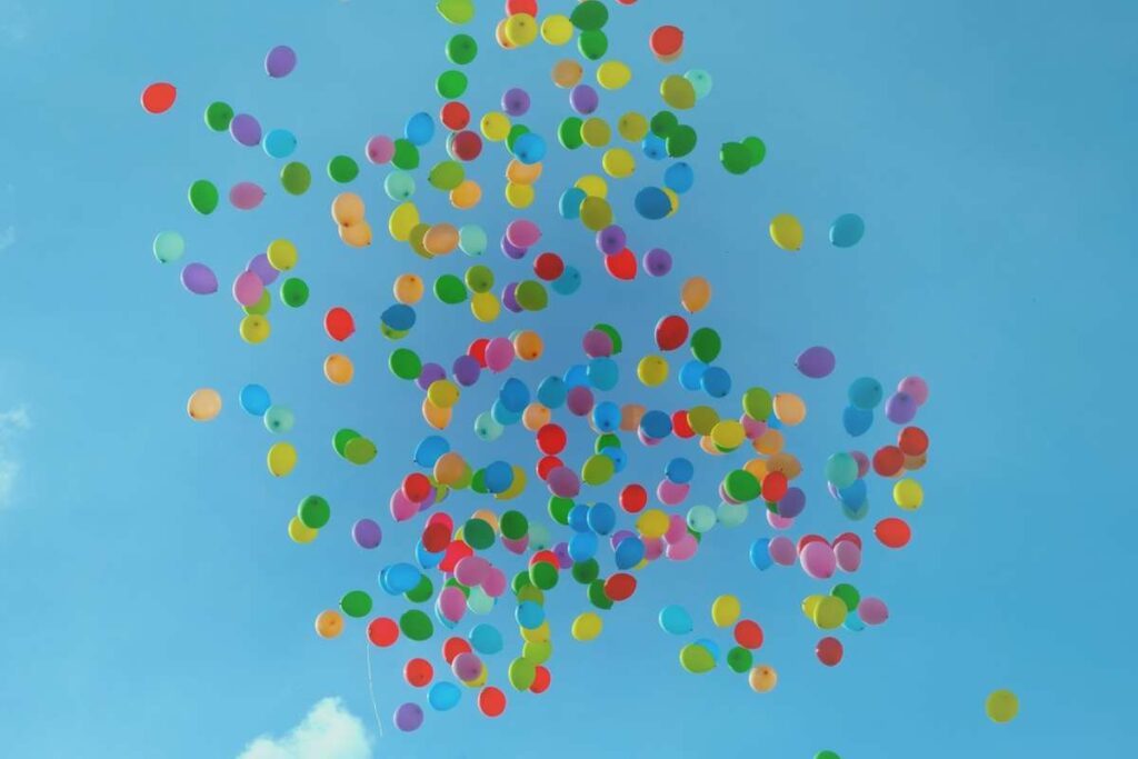 colorful balloons happiness 2 xl