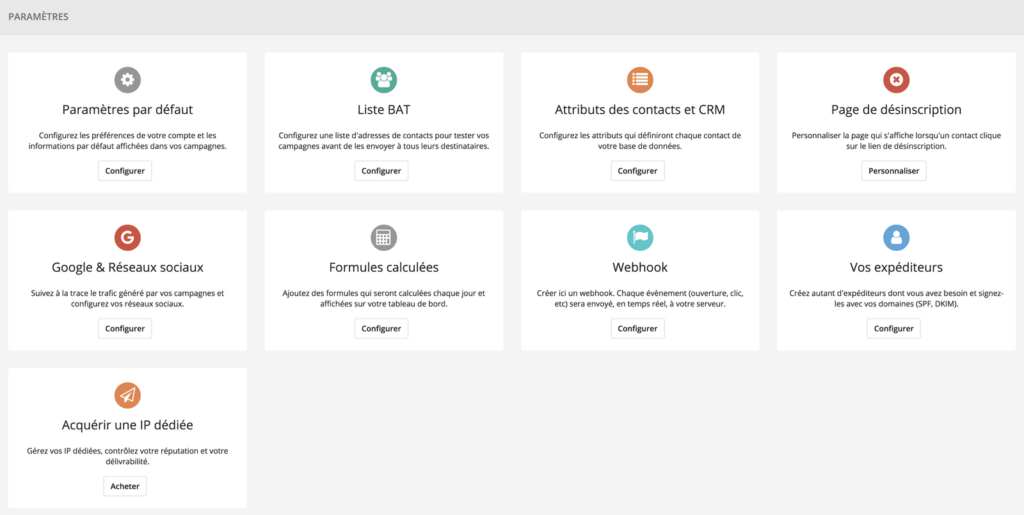 sendinblue webhooks