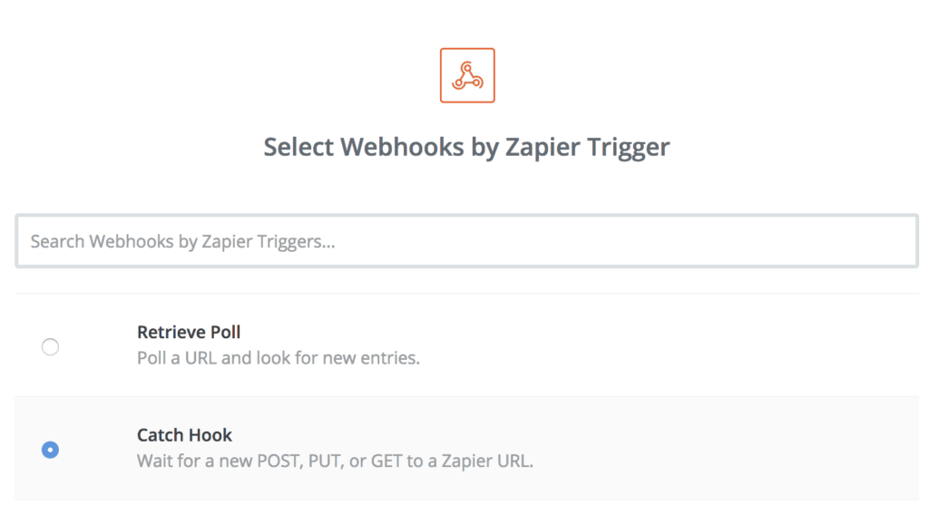 zapier webhook trigger