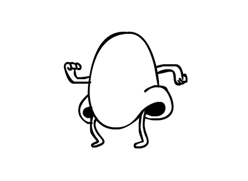 nose drawing gif