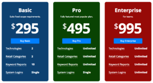 builtwith pricing