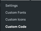 Elementor Custom Code