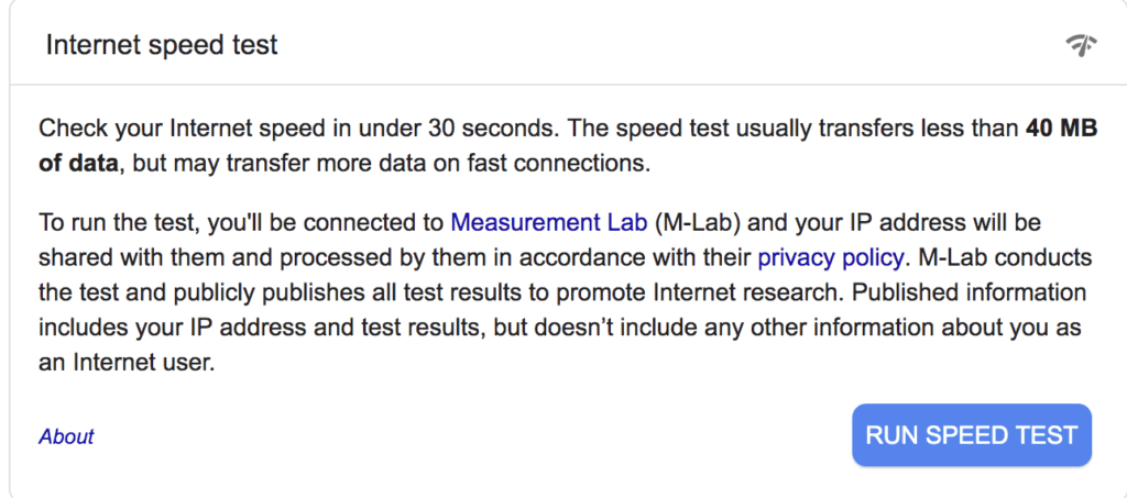 check internet speed live streaming