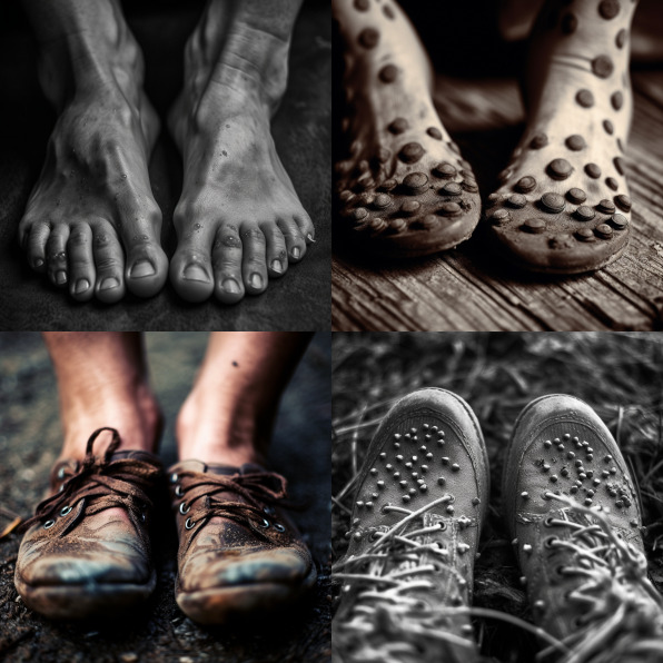 MidJourney Feet Close Up