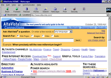 Altavista Search Engine